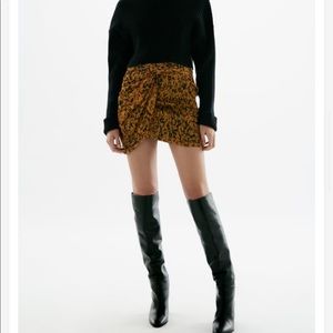 Zara draped printed skirt size M♥️